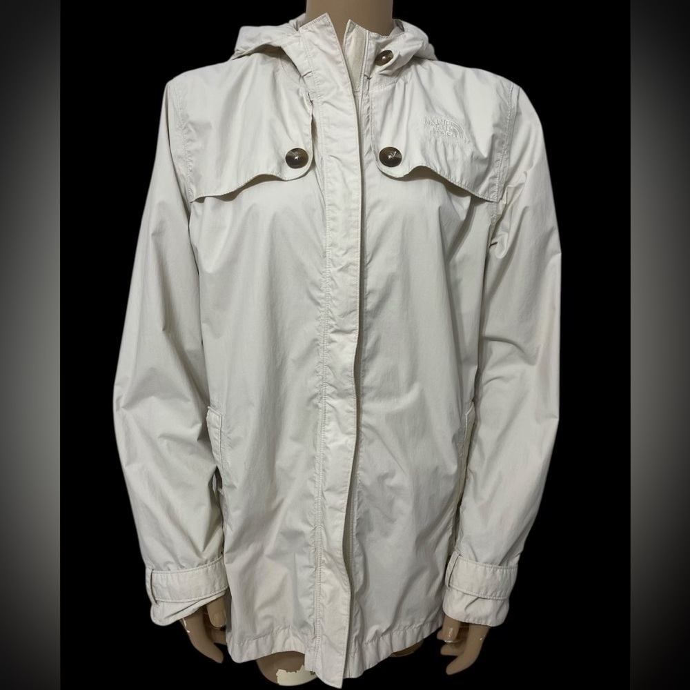 The North Face Windbreaker Jacket Women’s Size Large White Hyvent